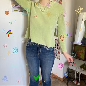 Staple Green pull over 💓🐸